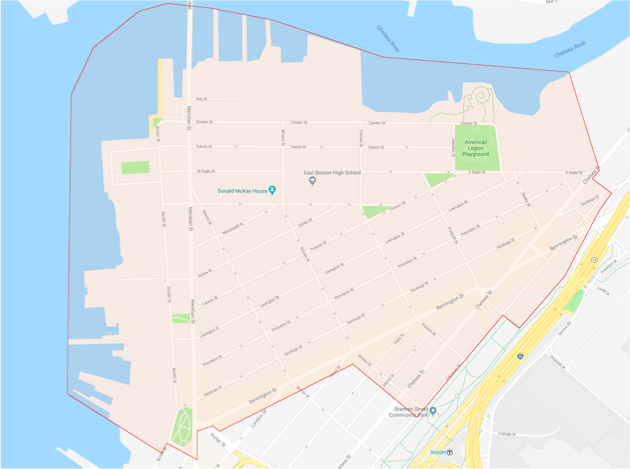 Eagle Hill Civic Association Boundaries Map